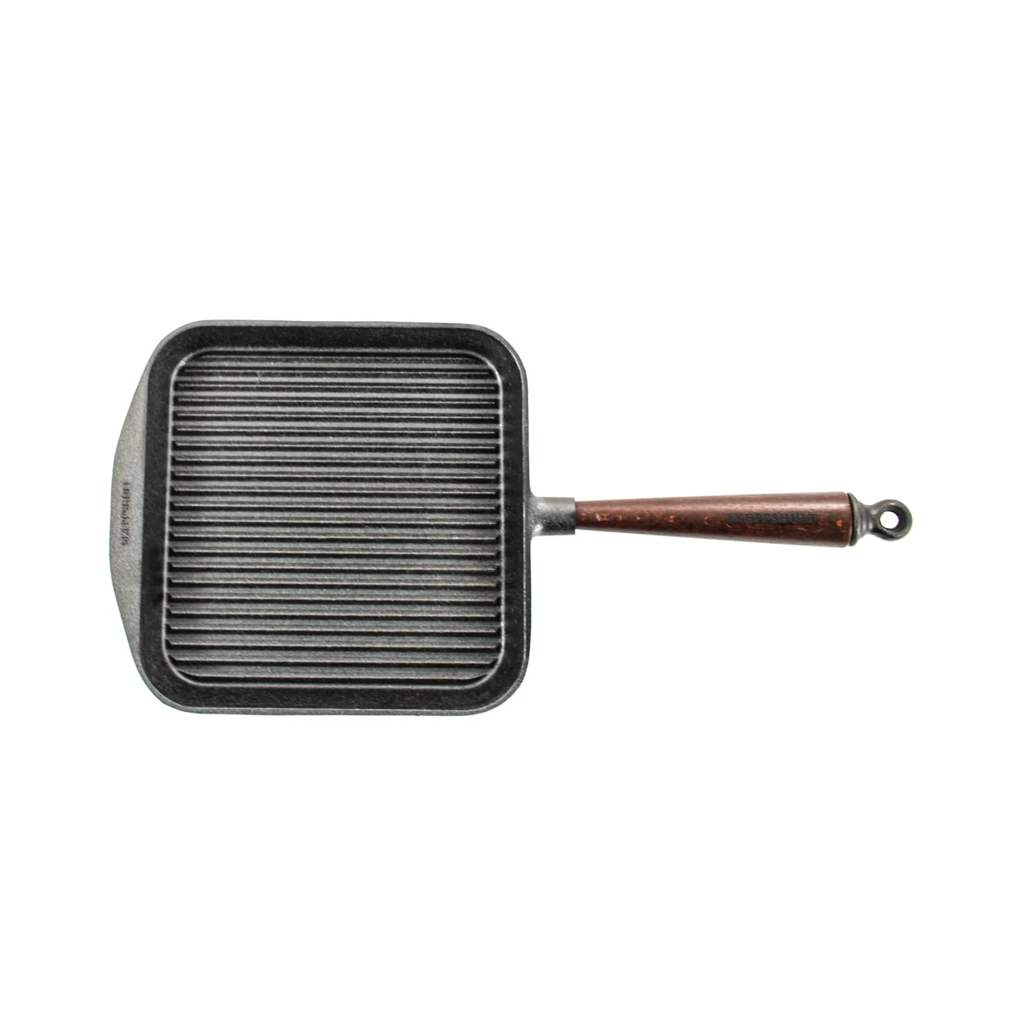 Skeppshult Traditional Cast Iron Square Grill Pan, 25cm - Image 3
