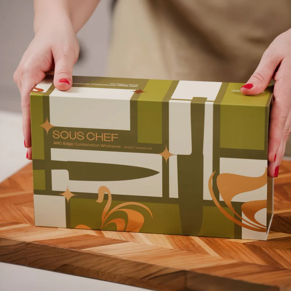 Sous Chef ARC Edge Combination Whetstone Set, 1000/5000 Grit - Image 5