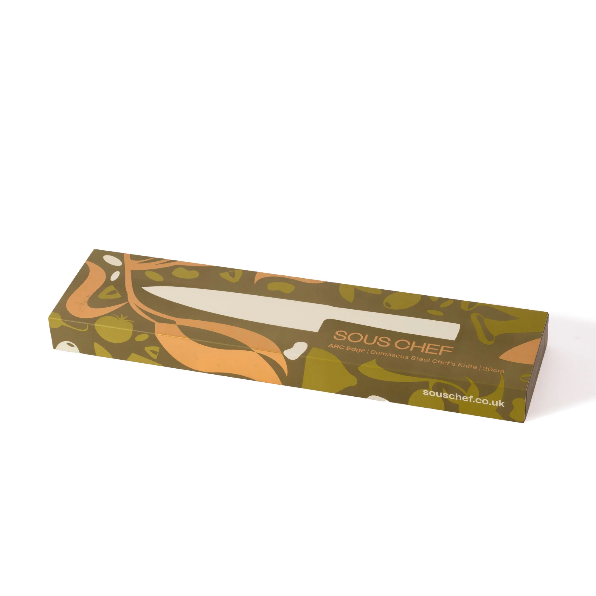 Sous Chef ARC Edge Damascus Steel Chef's Knife, 20cm - Image 11