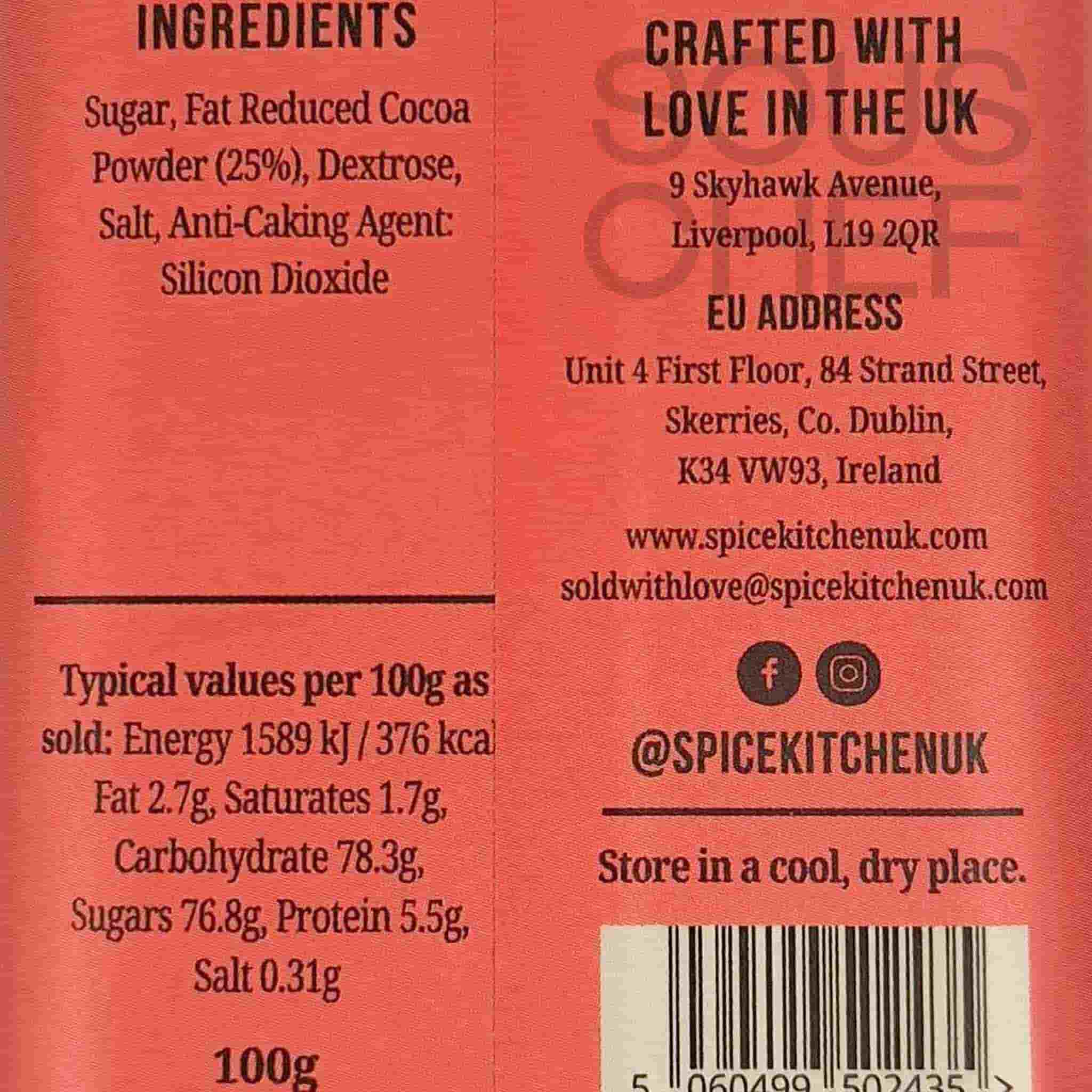 Spice Kitchen Classic Hot Chocolate, 100g - Image 2