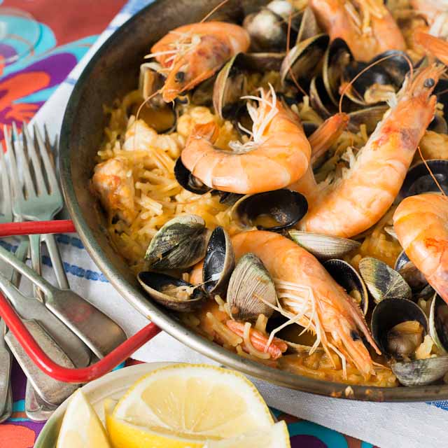 Steel 12 Person Paella Pan, 40cm - Image 3
