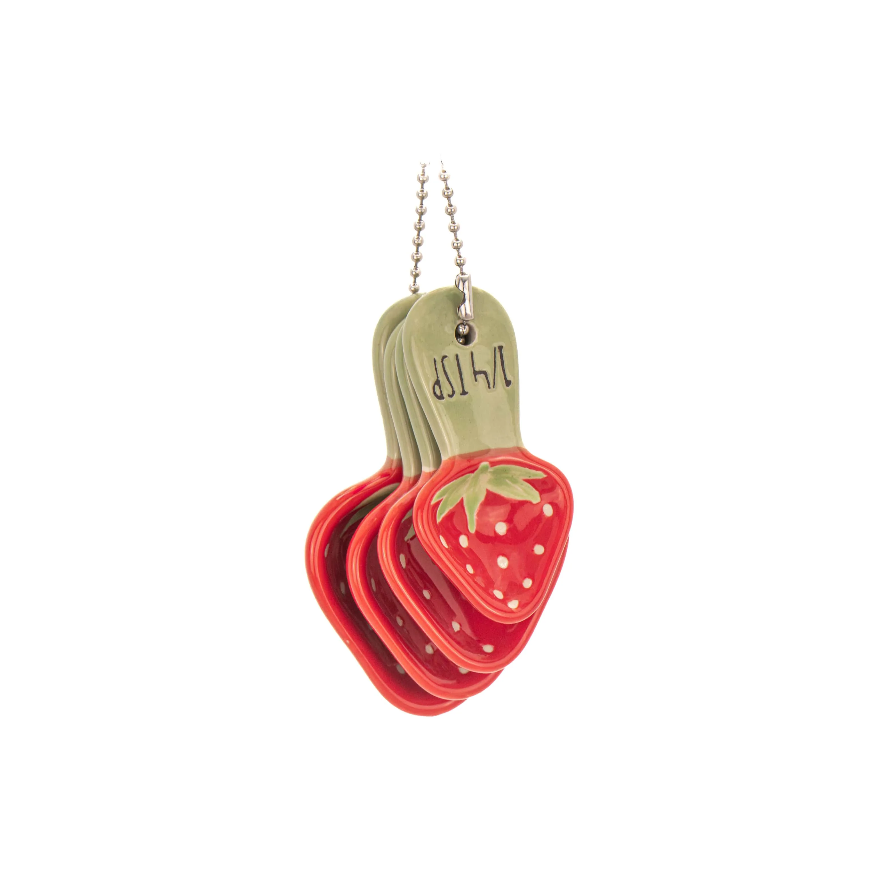 Strawberry Ceramic Measuring Spoons - Image 2