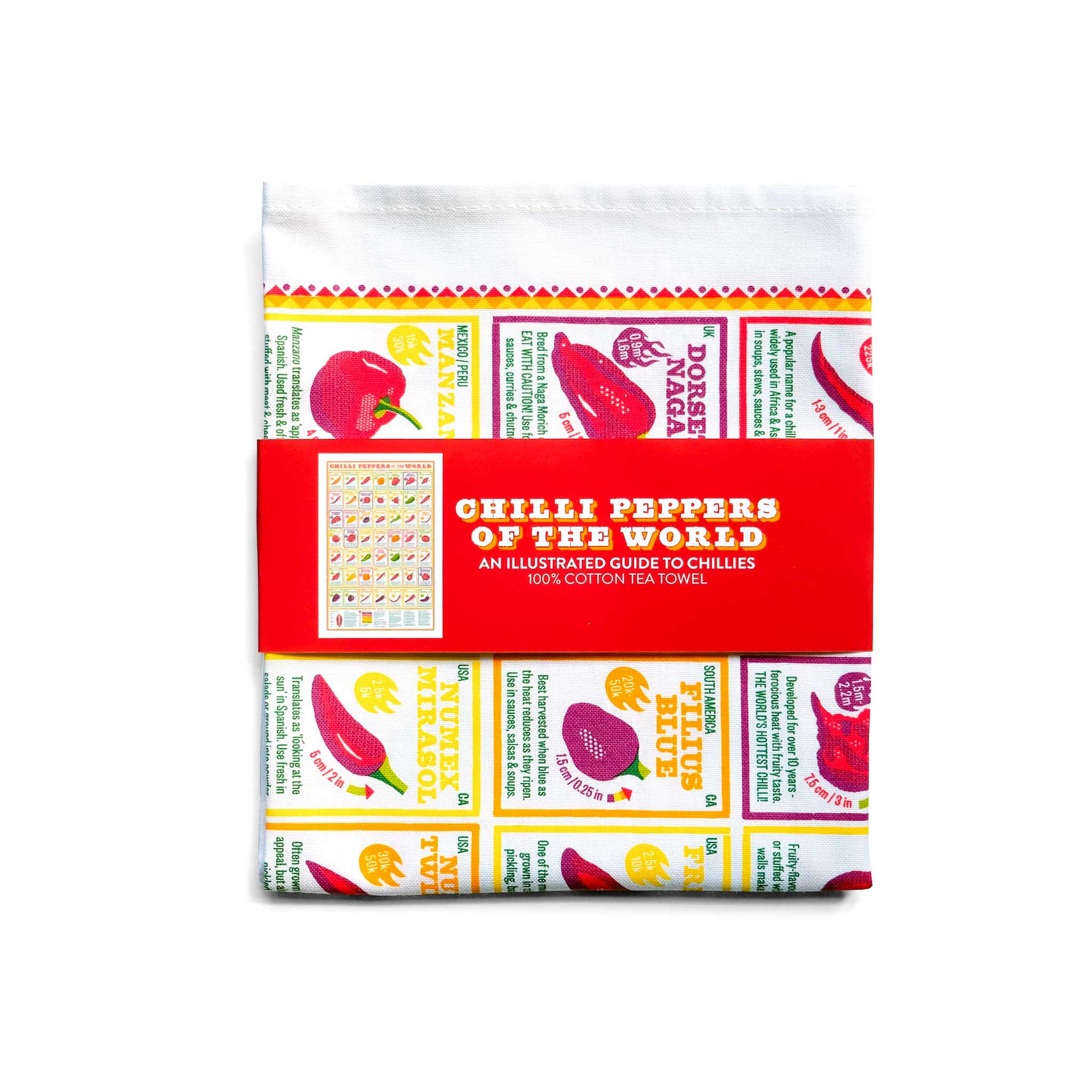 Stuart Gardiner Chilli Peppers of the World Tea Towel - Image 2
