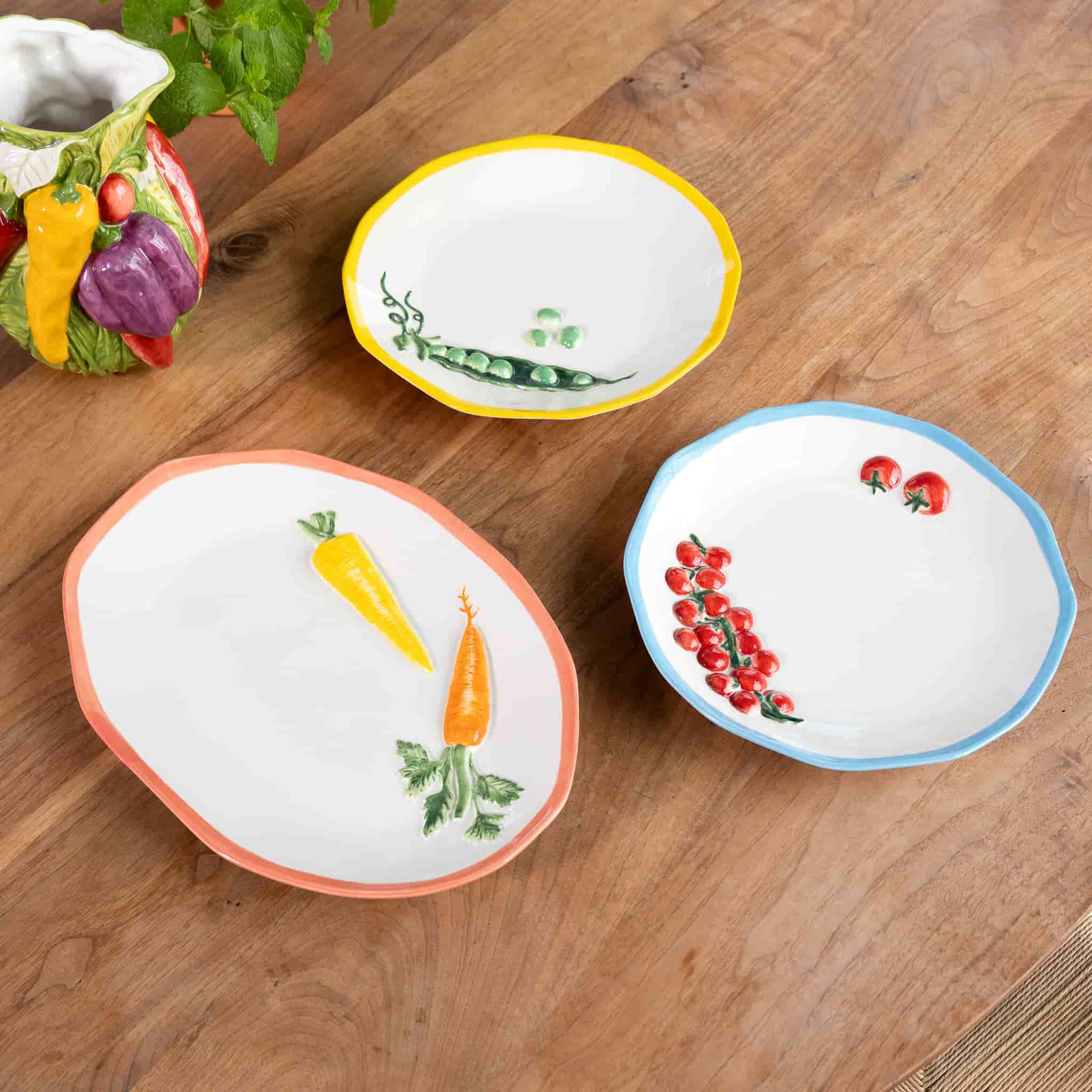 Sugarsnap Pea Ceramic Platter, 31cm - Image 2