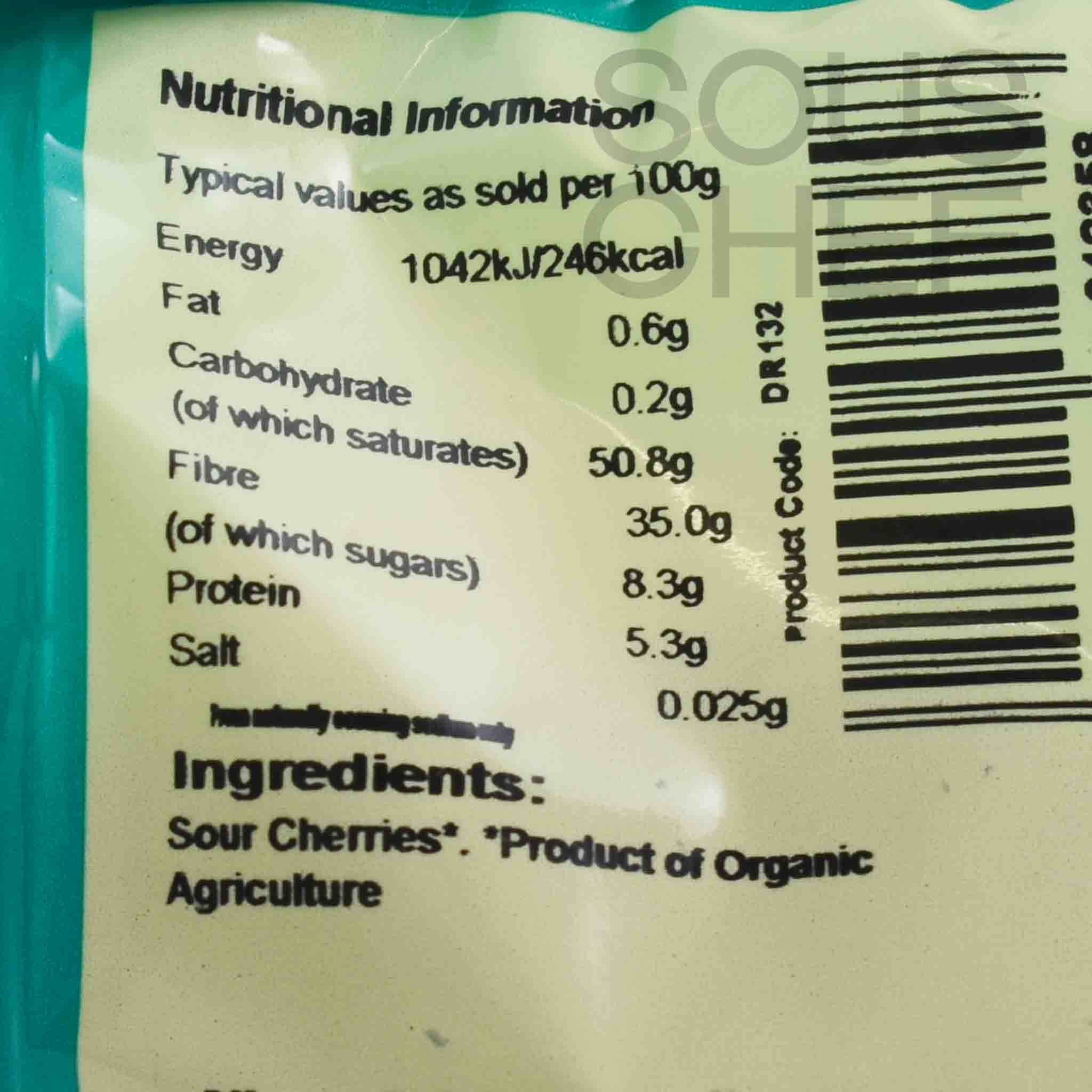 Suma Organic Sour Cherries, 125g - Image 2