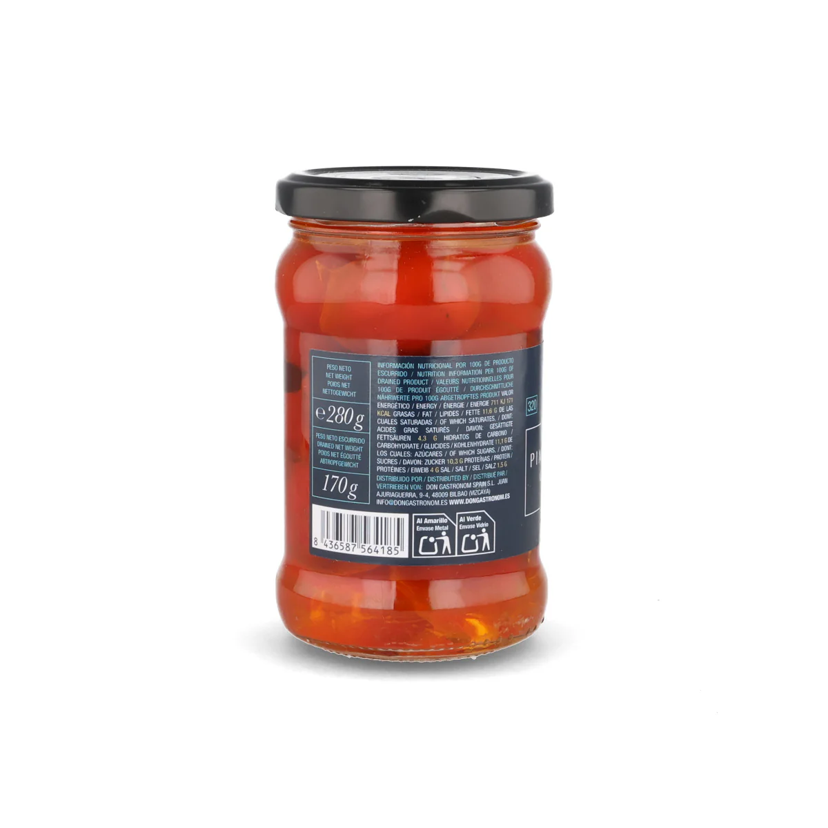 Sweet Piquant Cherry Pepper with Cream Cheese, 320ml - Image 3