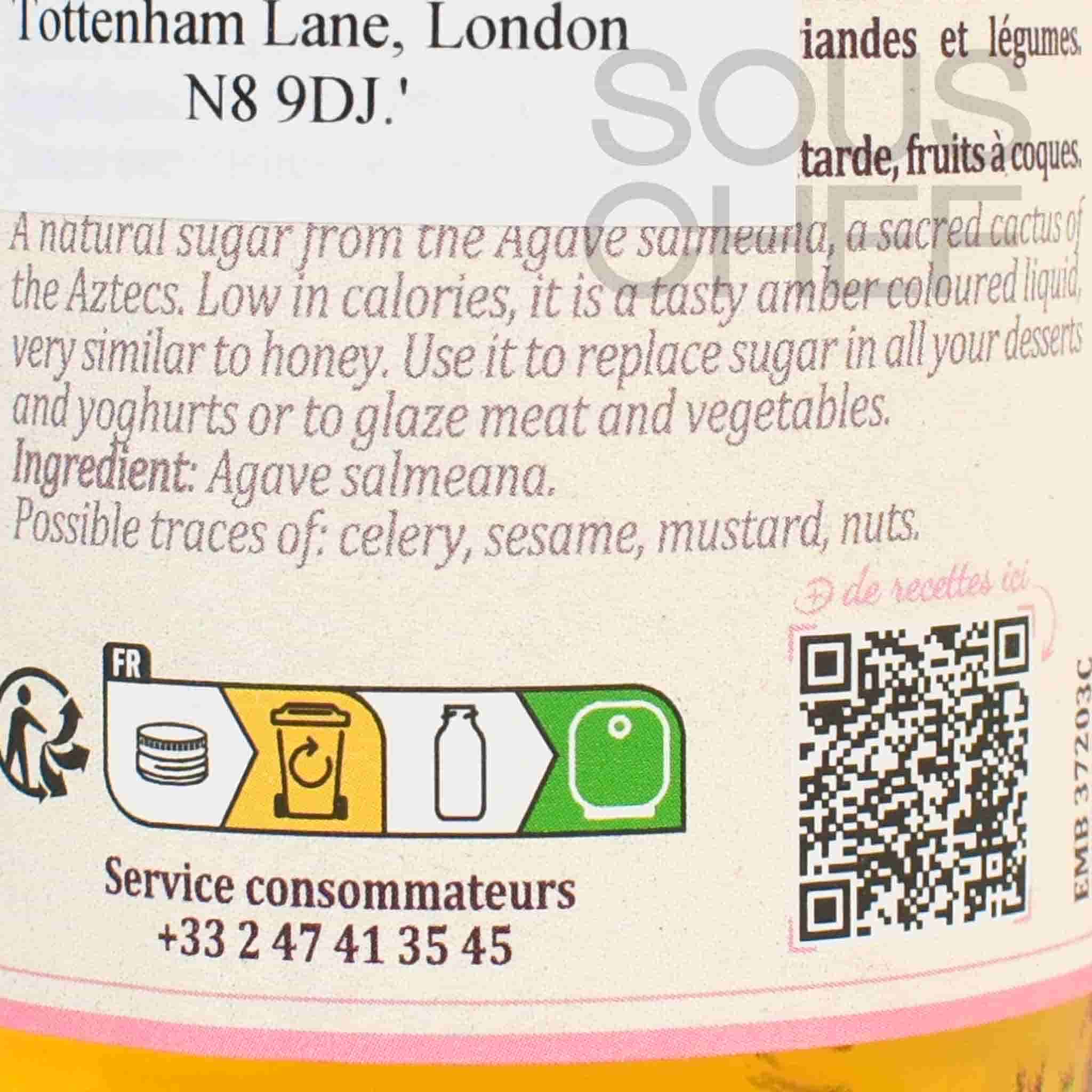 Terre Exotique Agave Syrup, 250ml - Image 2