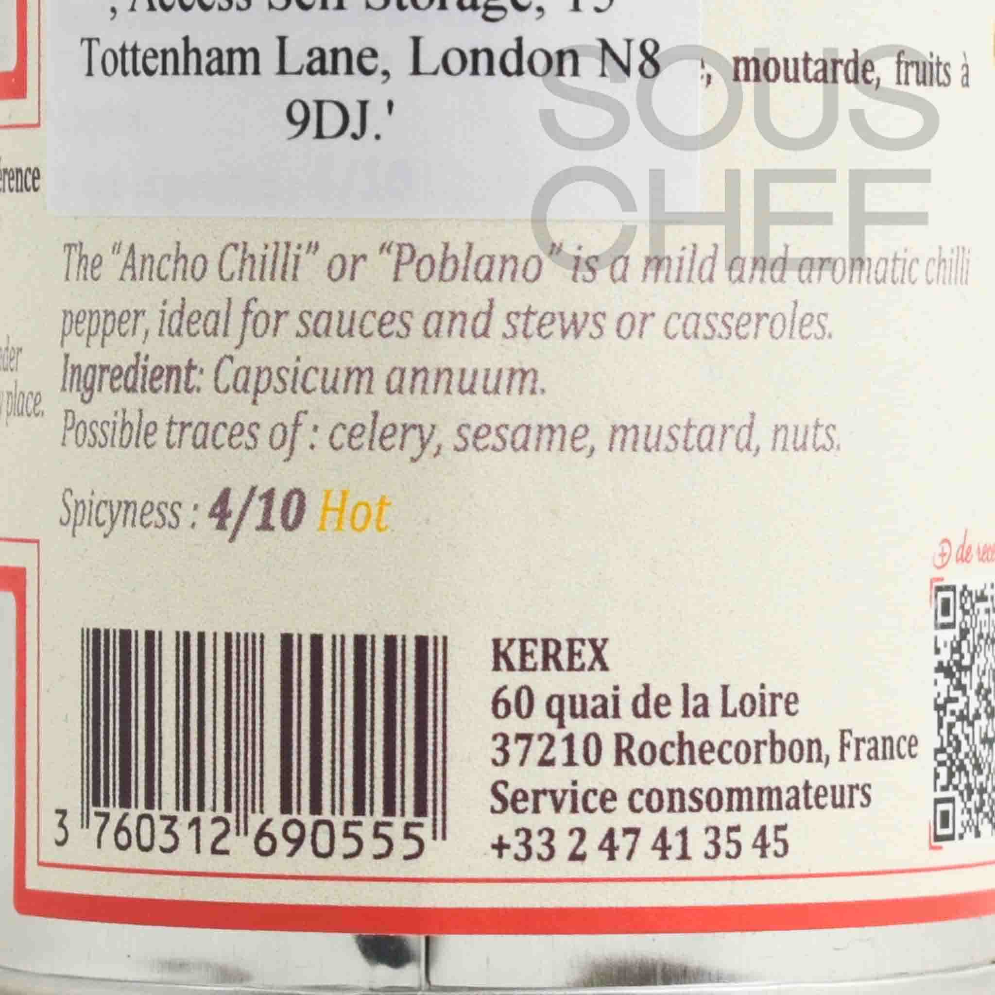 Terre Exotique Crushed Ancho Chilli Pepper, 45g - Image 2