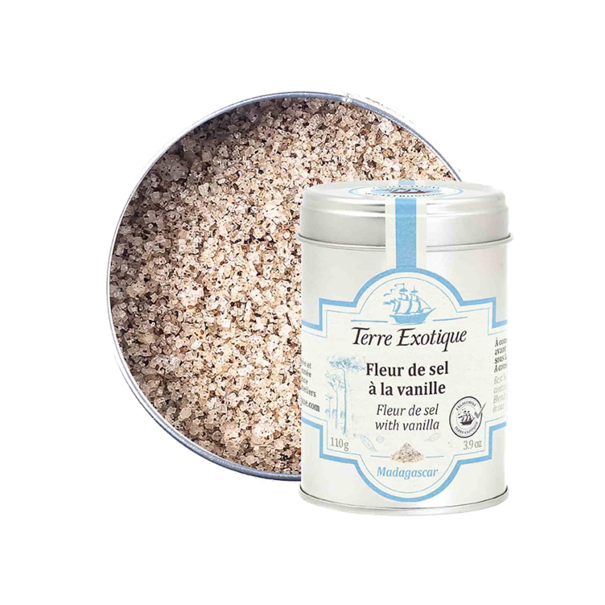 Terre Exotique Fleur de Sel with Vanilla, 110g
