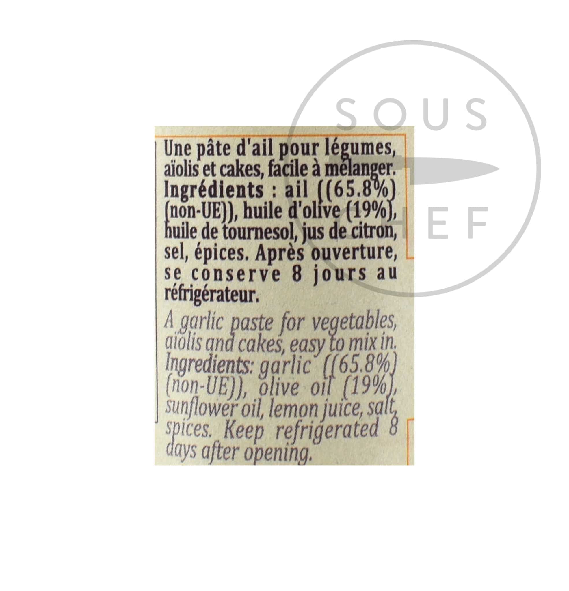 Terre Exotique Garlic Paste, 90g - Image 3
