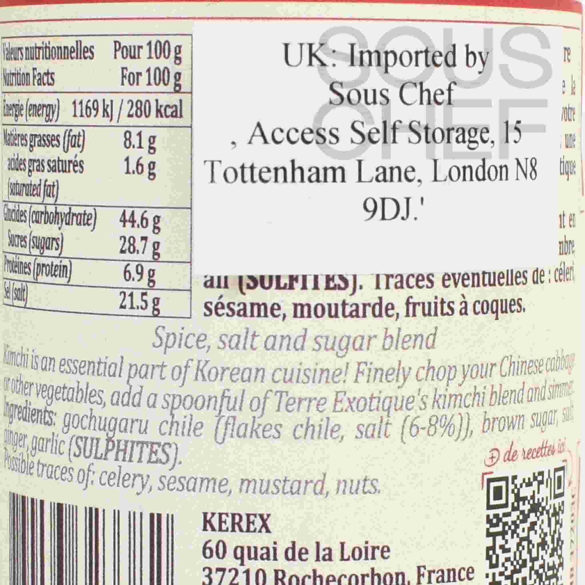 Terre Exotique Kimchi Blend, 70g - Image 2