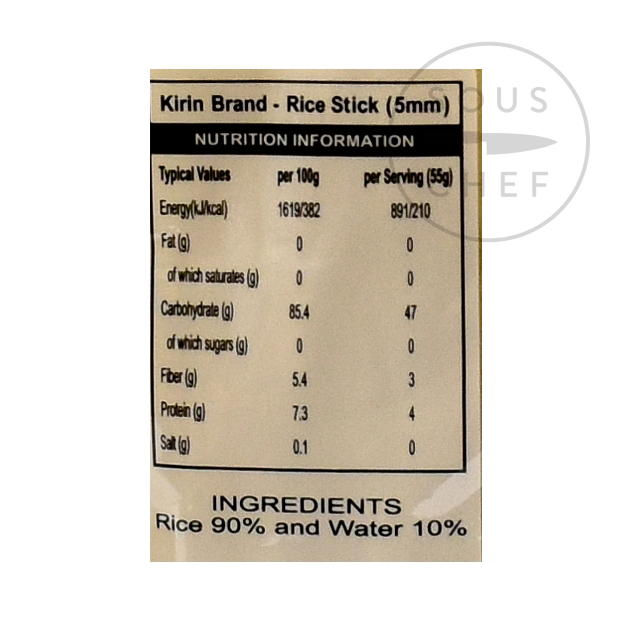 Thai Rice Stick Noodle 5mm, 400g - Image 2