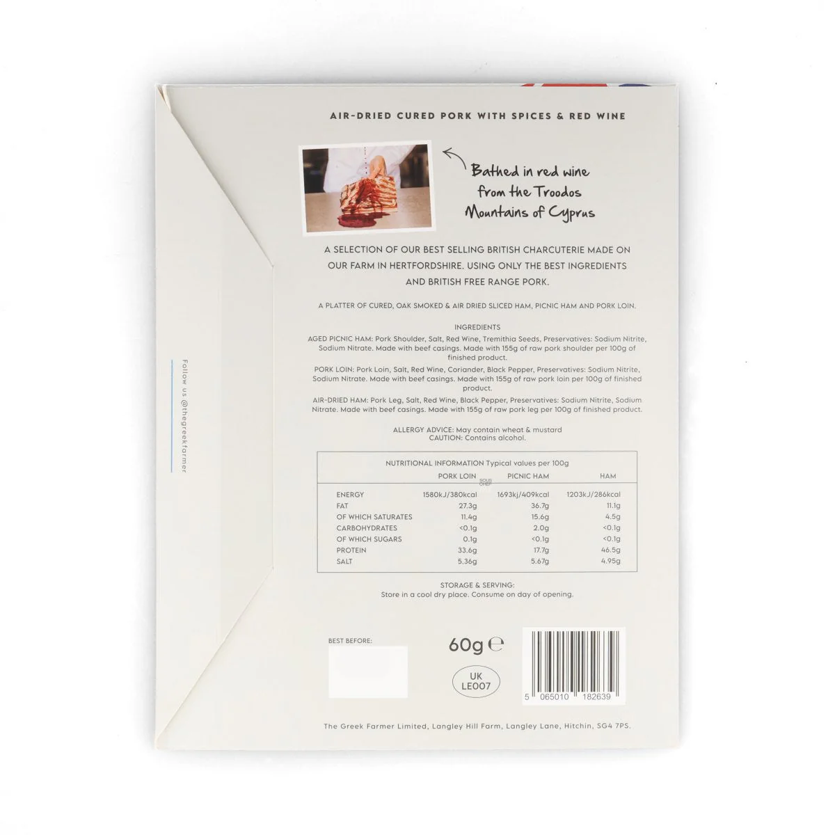 The Greek Farmer British Charcuterie Platter, 60g - Image 2