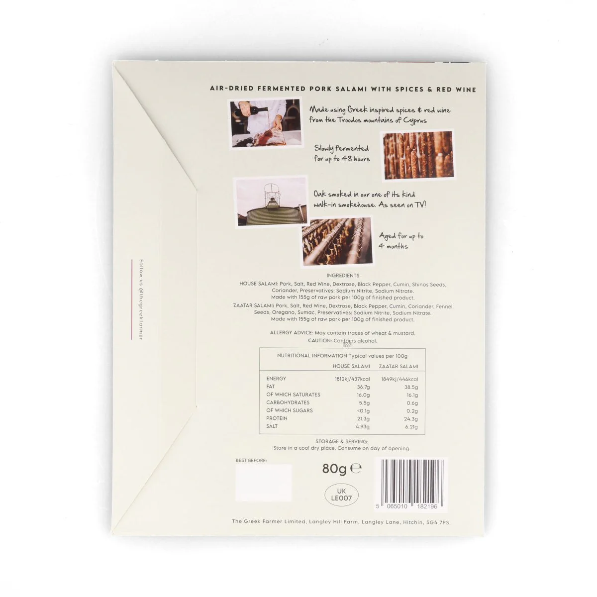 The Greek Farmer Salami Selection, 80g - Image 2