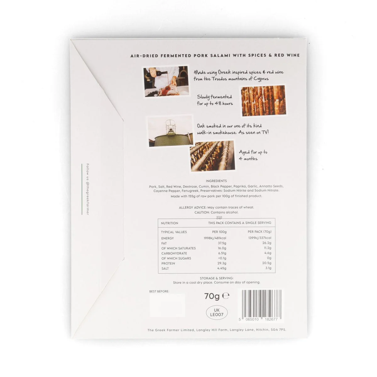 The Greek Farmer Signature Salami, 70g - Image 2