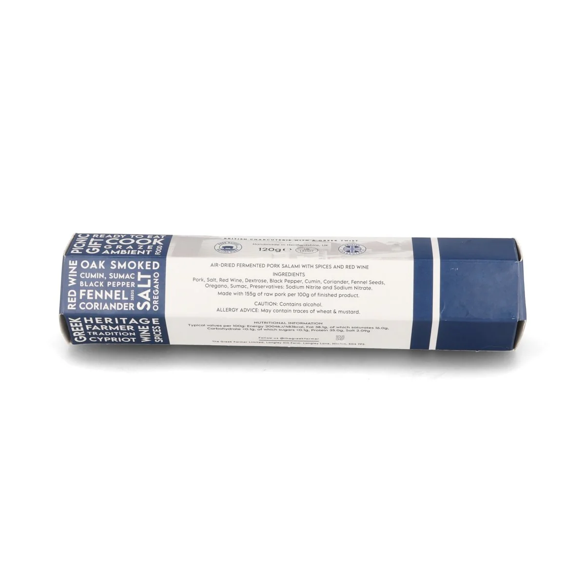 The Greek Farmer Whole Zaatar Salami, 120g - Image 2