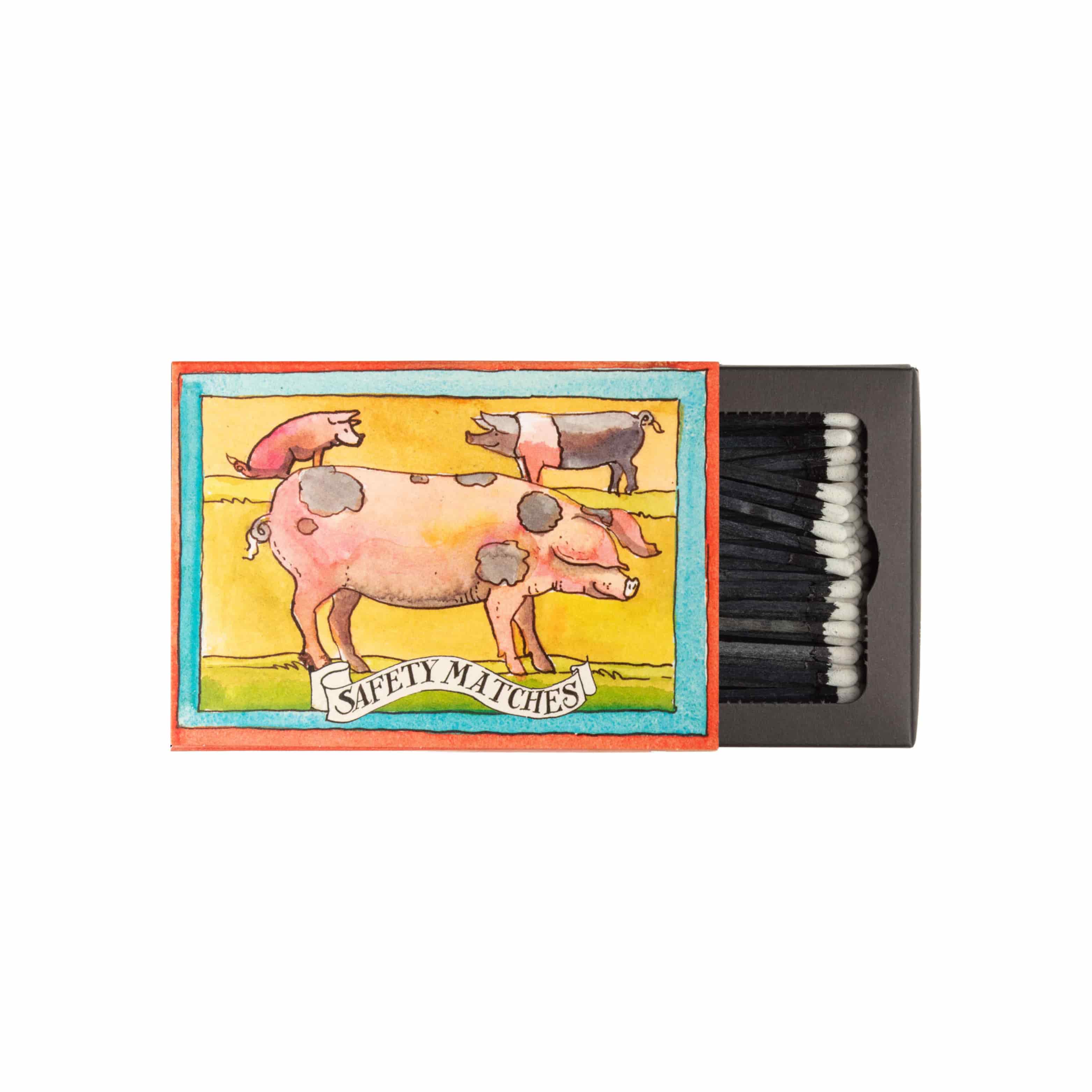 The Matchbox Maker Pig Luxury Matches - Image 2