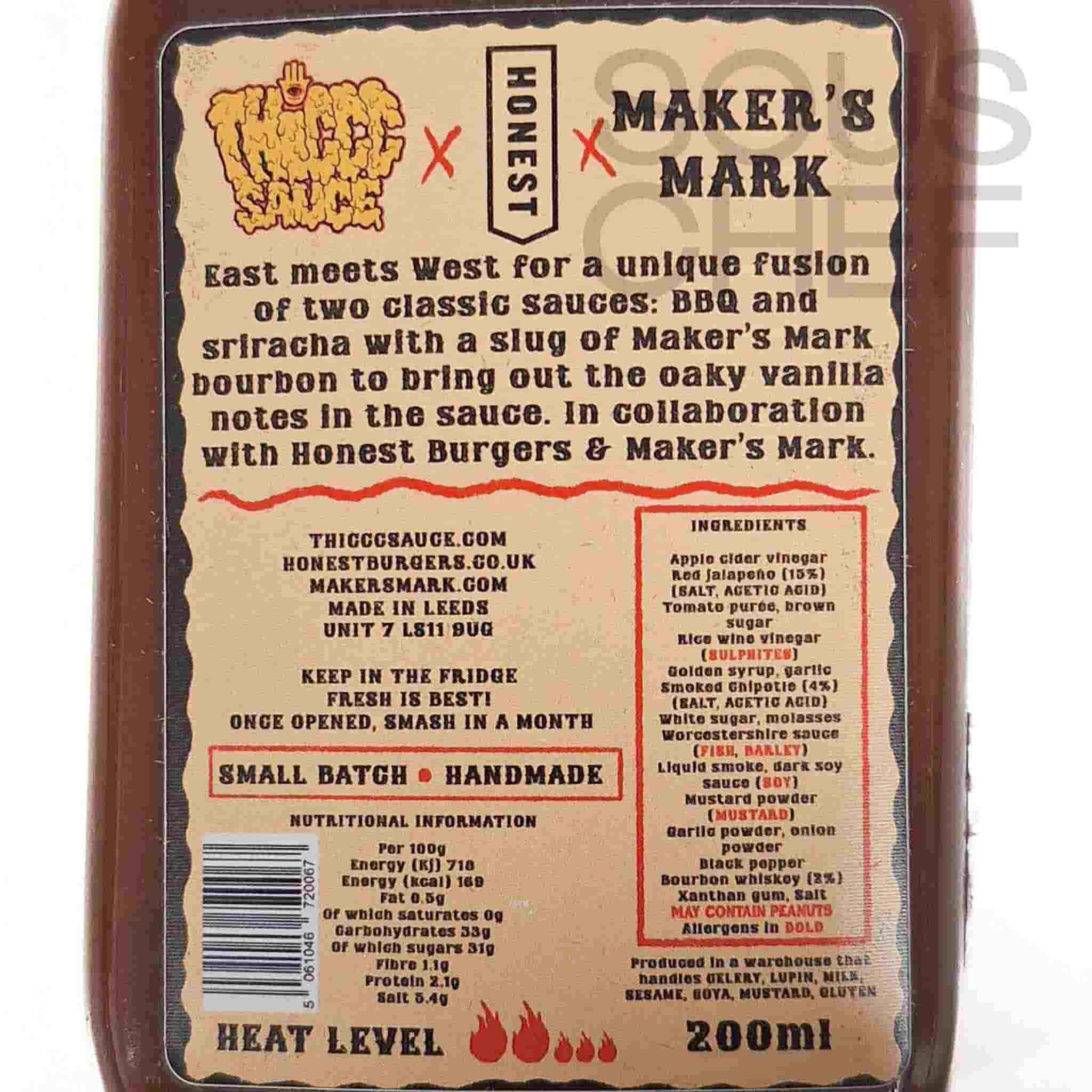 Thiccc Sauce Bourbon BBQ Sriracha, 200ml - Image 2