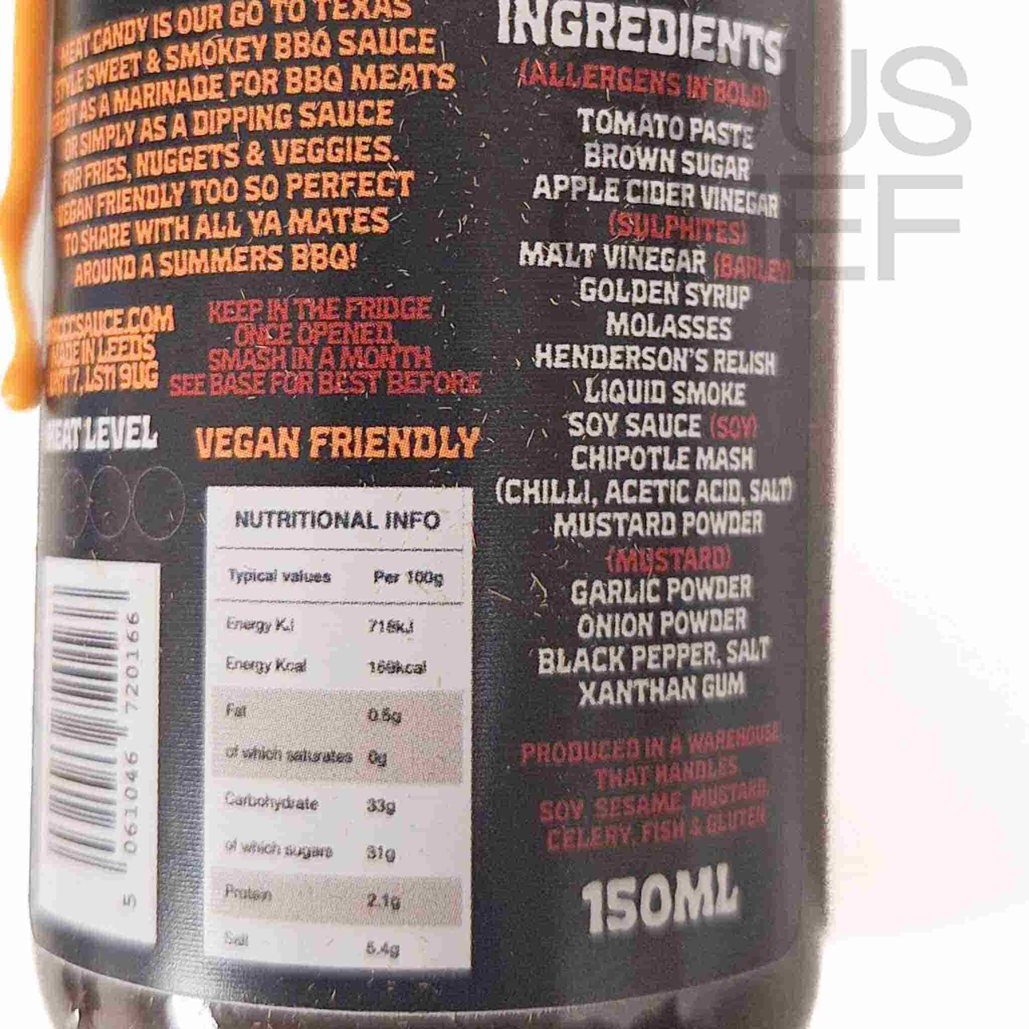 Thiccc Sauce Meat Candy Texas BBQ Sauce, 150ml - Image 2