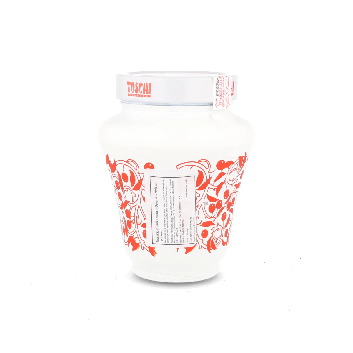 Toschi Sour Black Amarena Cherries in Syrup, 510g - Image 2