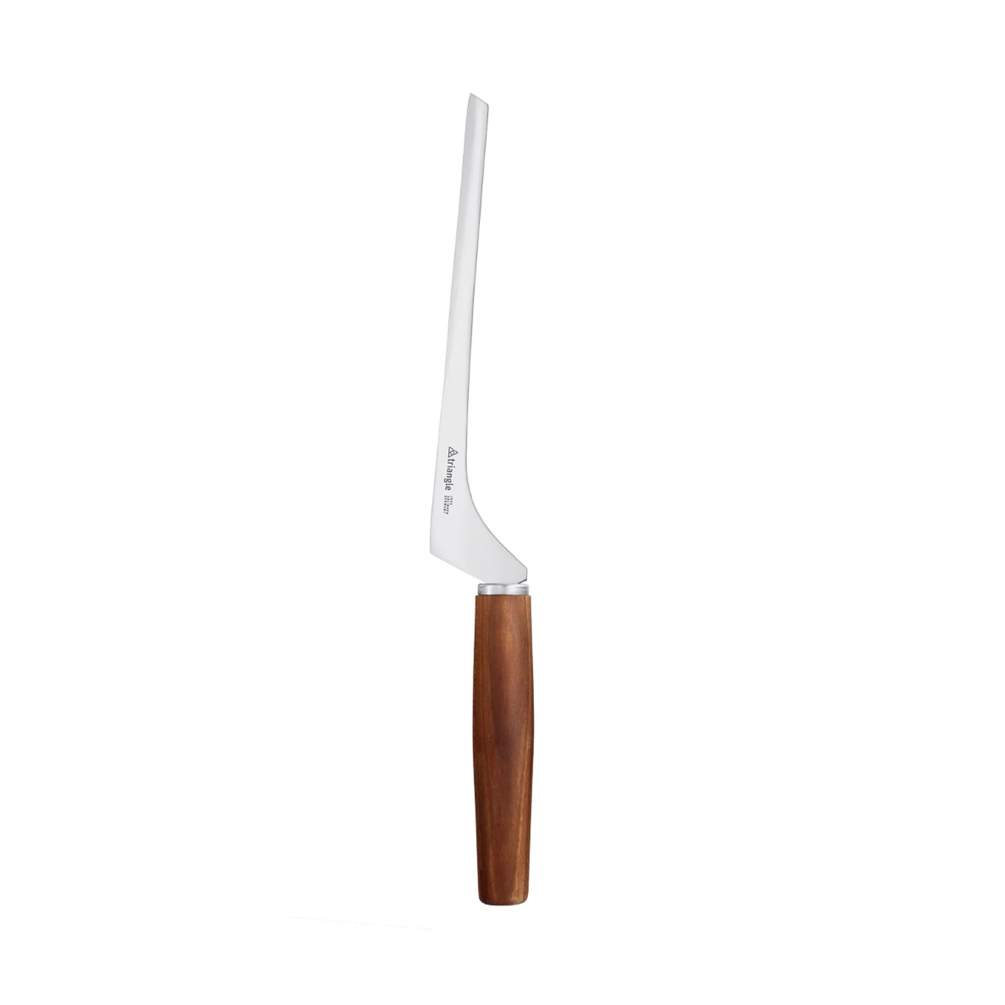 Triangle Hard Cheese Knife with Plum Wood Handle