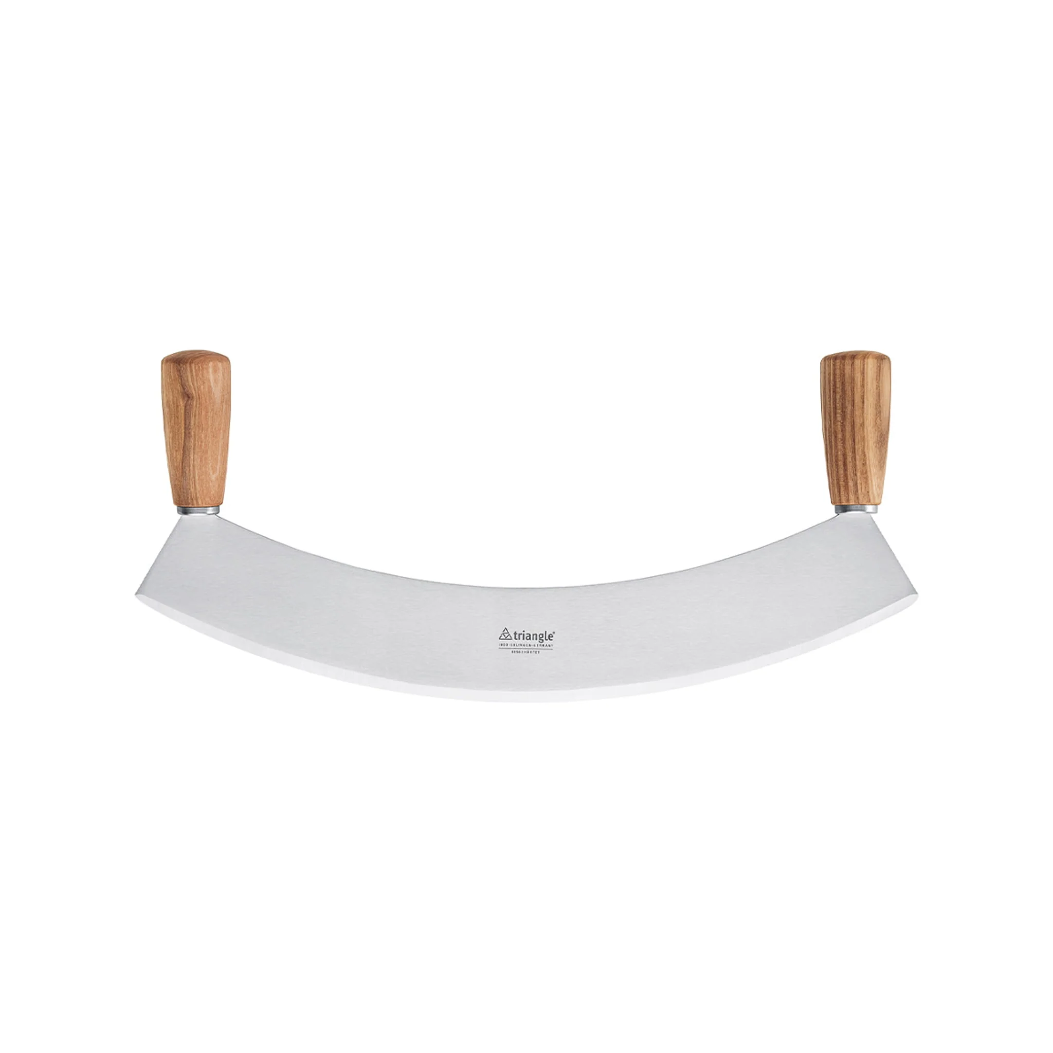 Triangle Pizza Rocker with Ash Wood Handle, 36cm