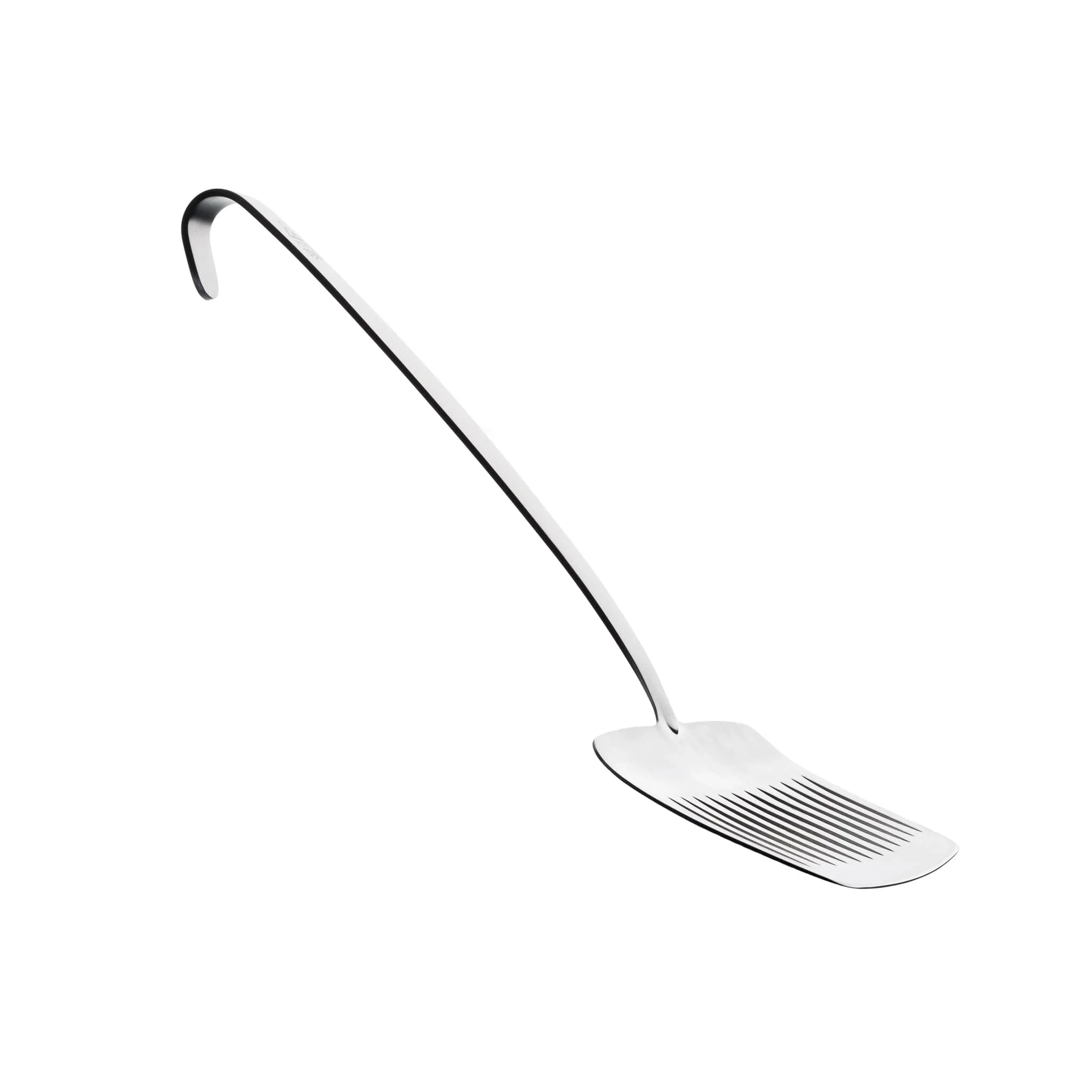 Triangle Stainless Steel Fish Slice with Hook Handle - Image 3