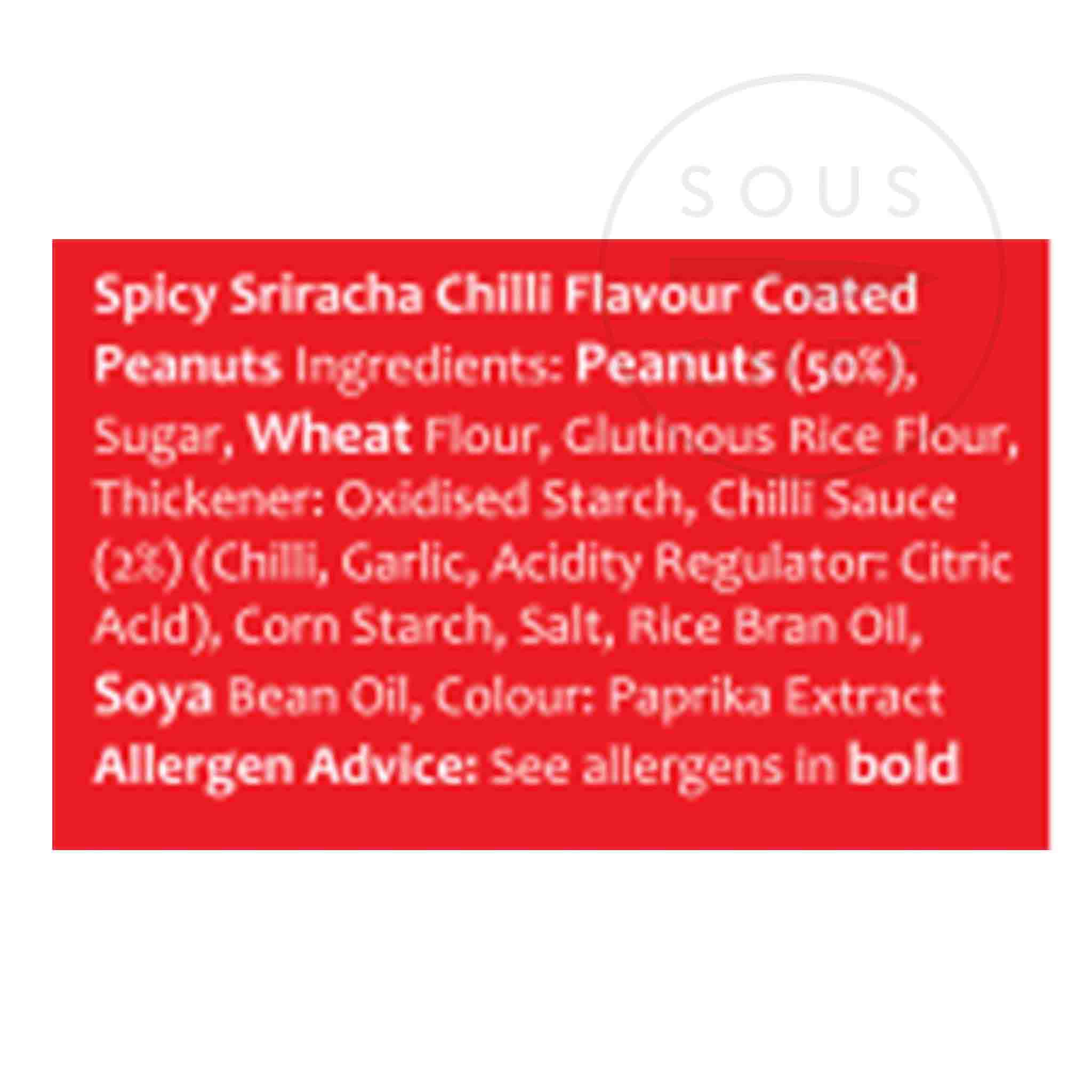 Tropical Sun Crunchy Sriracha Peanuts, 140g - Image 2