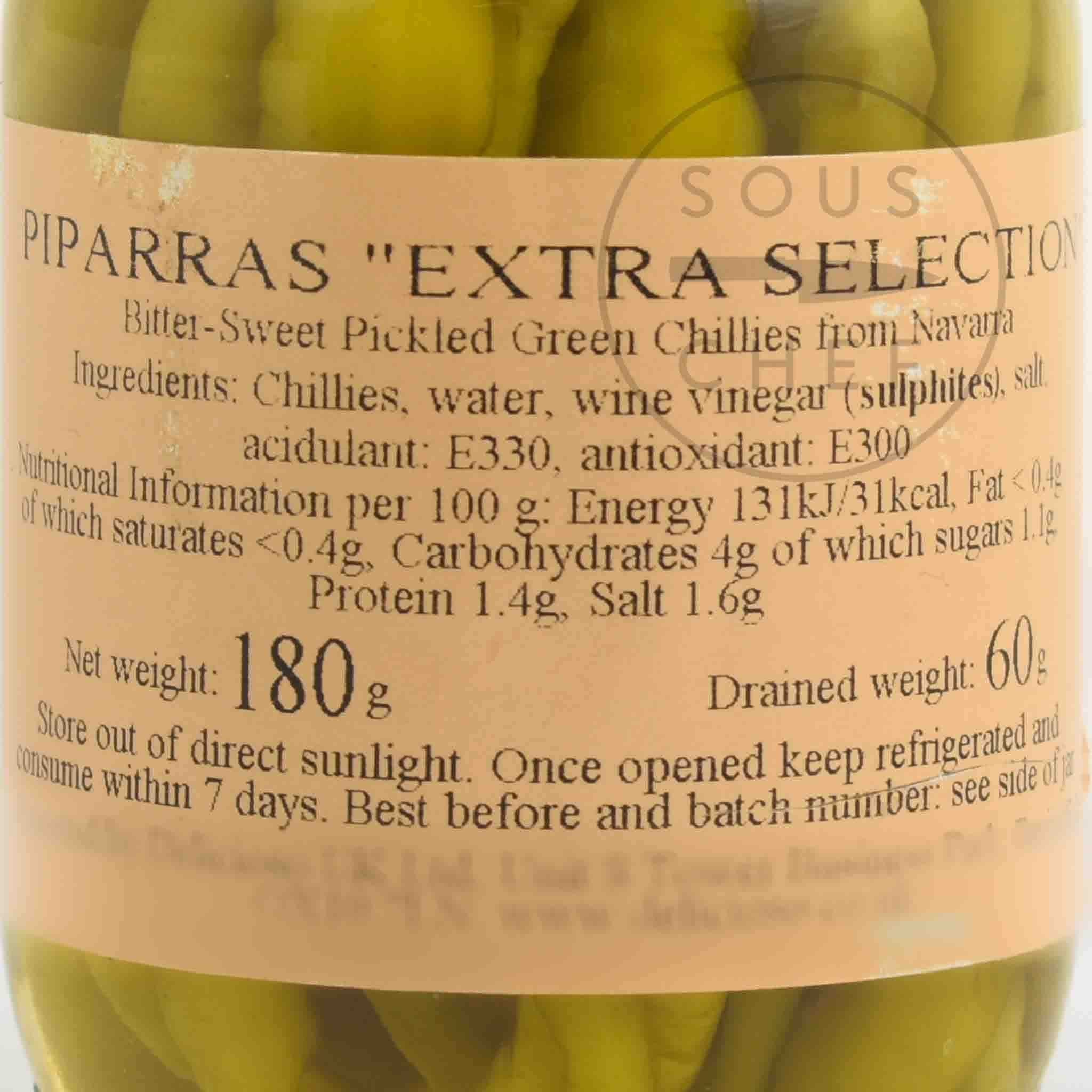 Ubidea Piparras Navarra Chilli Peppers, 180g - Image 2