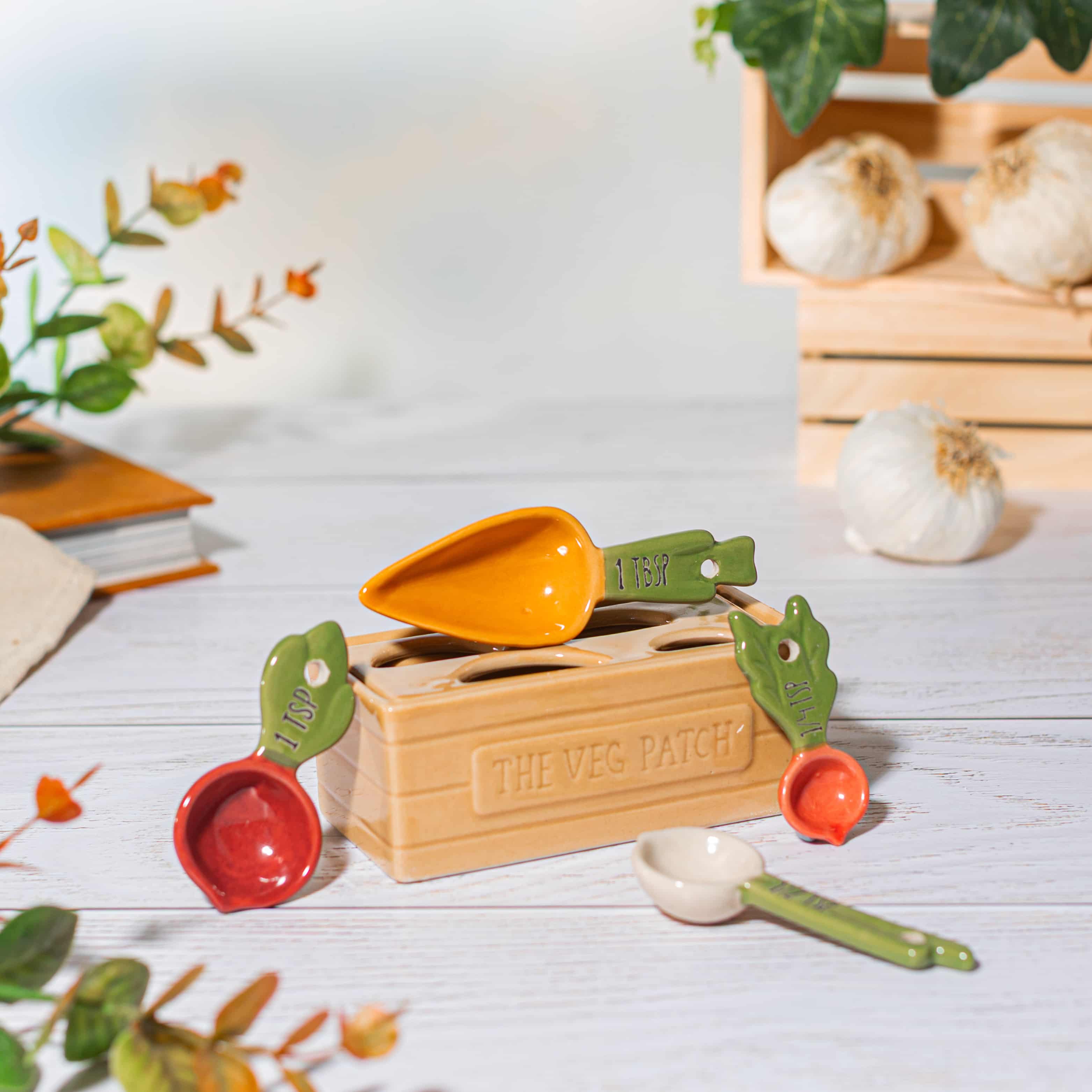 Vegetable Ceramic Measuring Spoons - Image 2