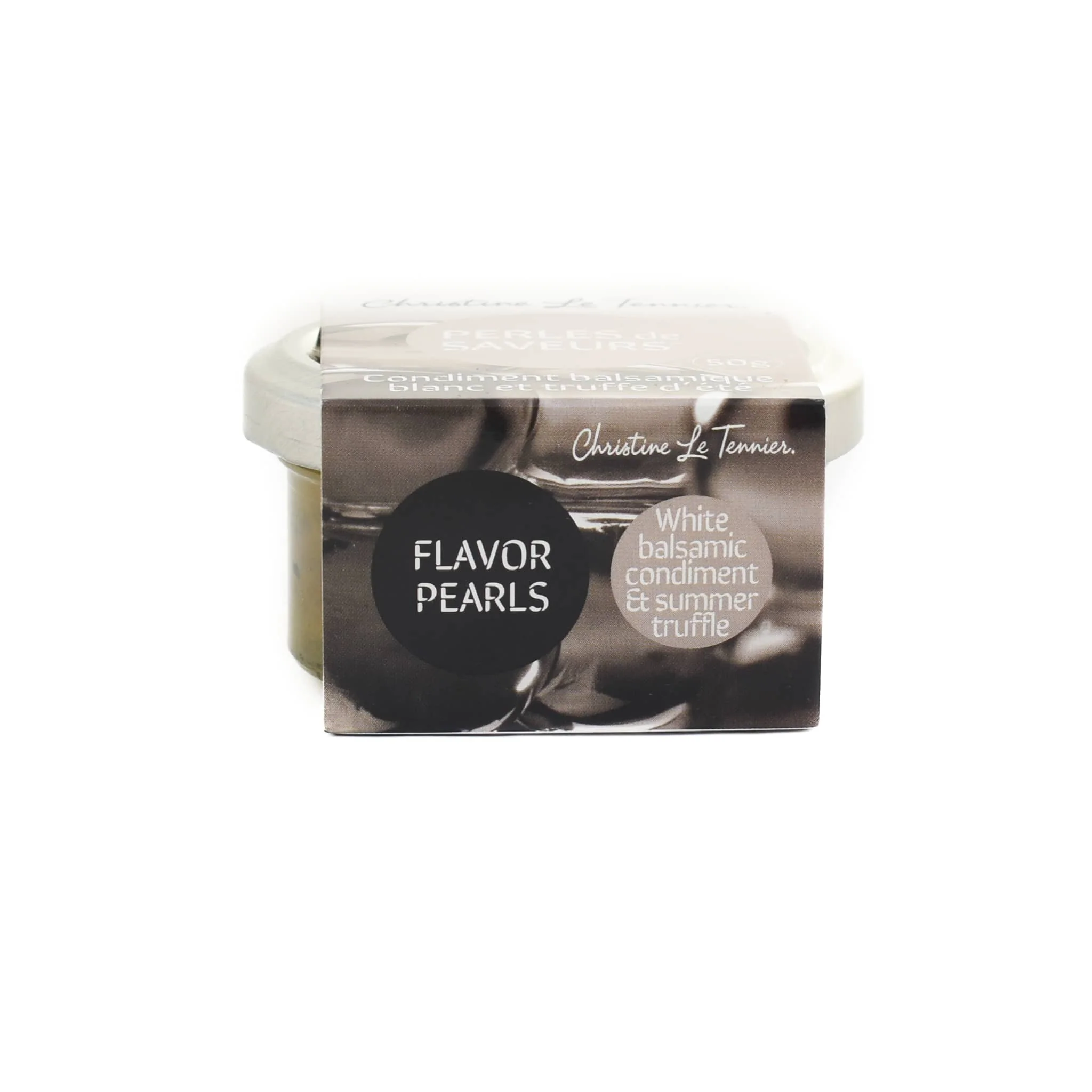 Christine Le Tennier White Balsamic and Black Truffle Flavor Pearls - Image 2