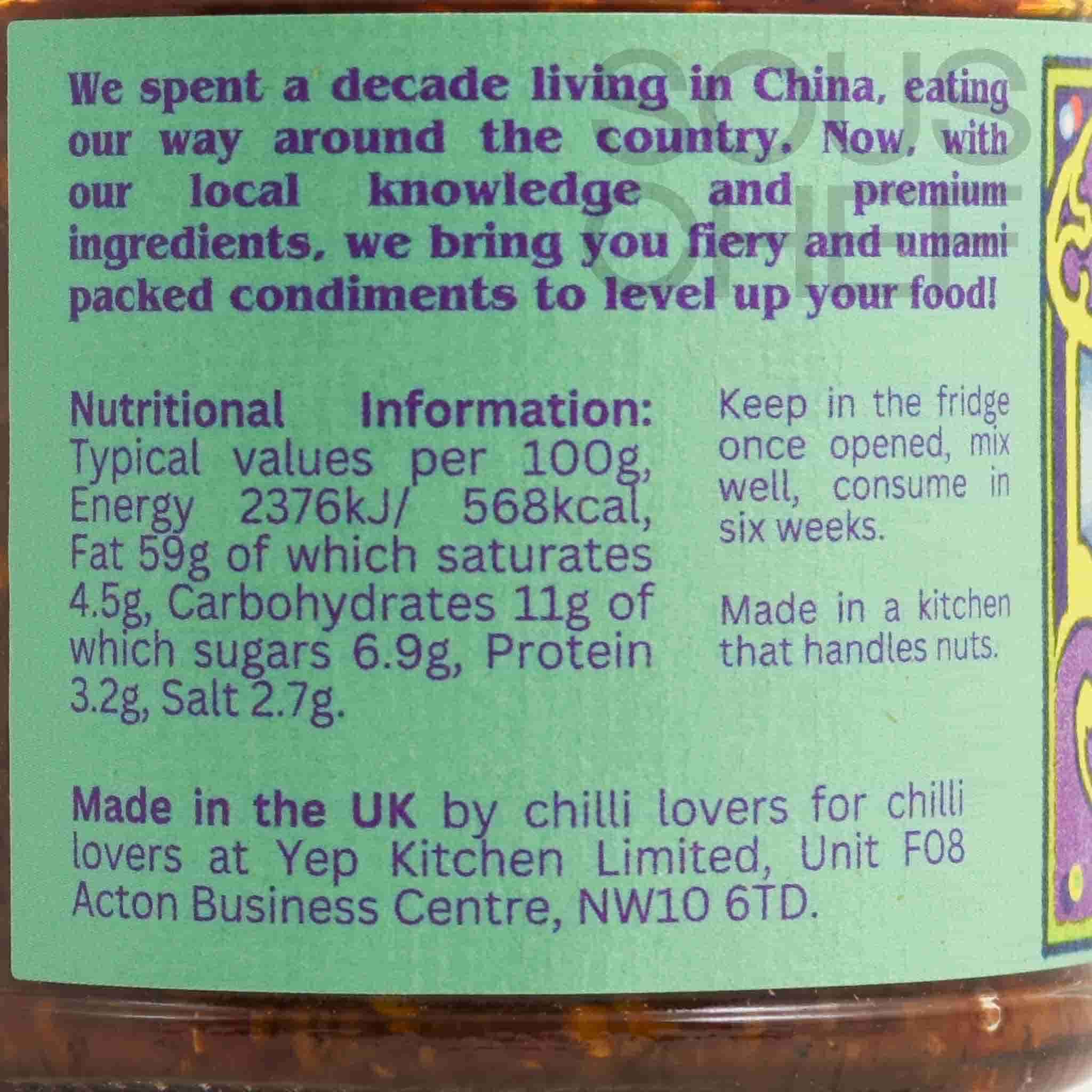 Yep Kitchen Garlic Chilli Oil, 160g - Image 2